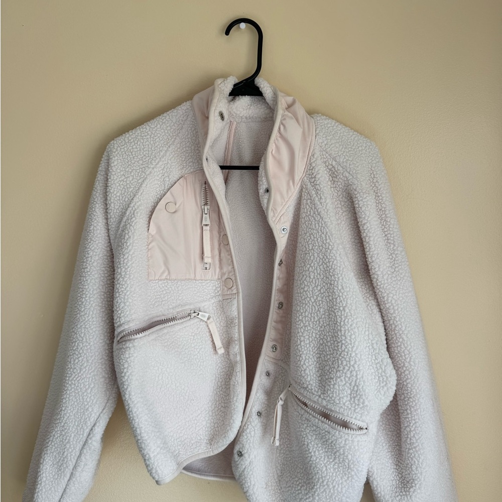 FP Movement Hit the slopes fleece jacket in sold out color canvas